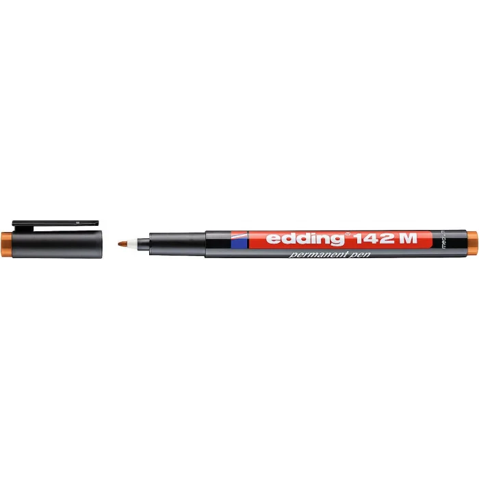 Edding 142 M Çok Amaçlı Permanent Kalem (Asetat Kalemi) TURUNCU
