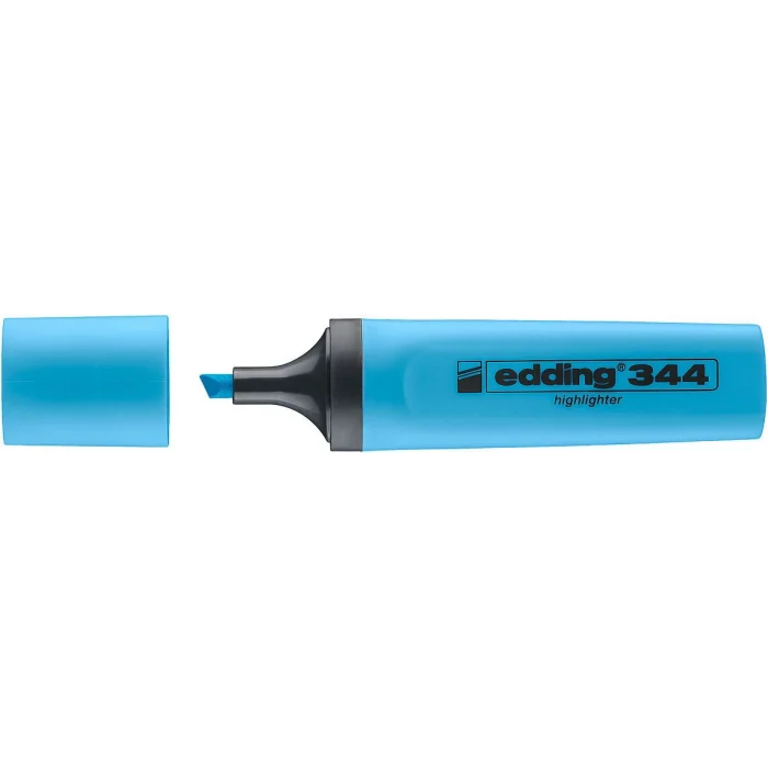 Edding 344 Highlighter Fosforlu İşaretleme Kalemi MAVİ