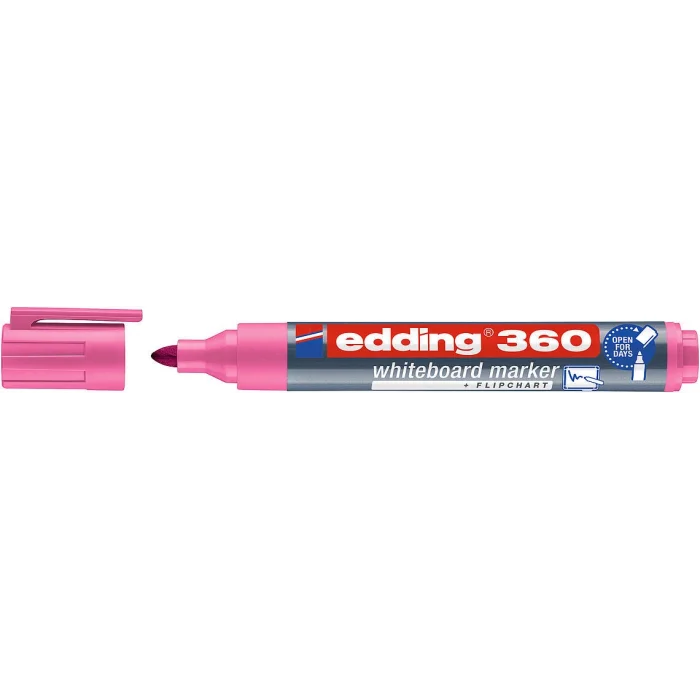 Edding 360 Whiteboard Marker Yazı Tahtası Kalemi PEMBE
