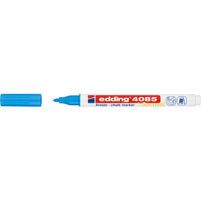 Edding 4085 Sıvı Tebeşir Kalemi AÇIK MAVİ