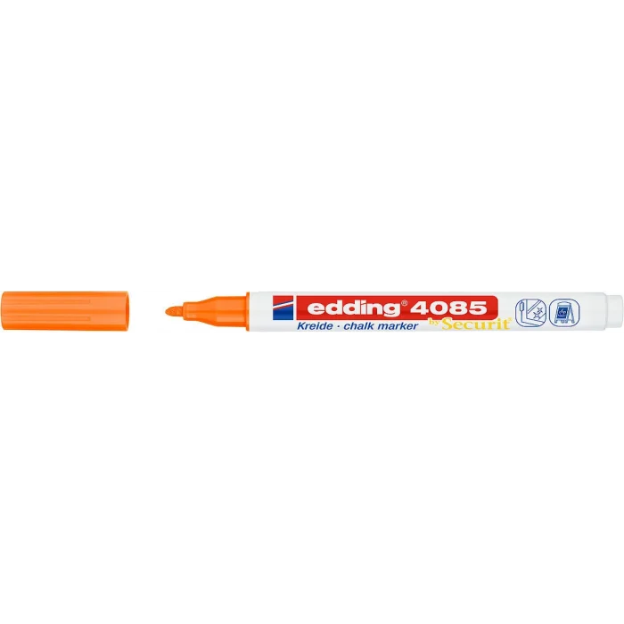 Edding 4085 Sıvı Tebeşir Kalemi FOSFORLU TURUNCU