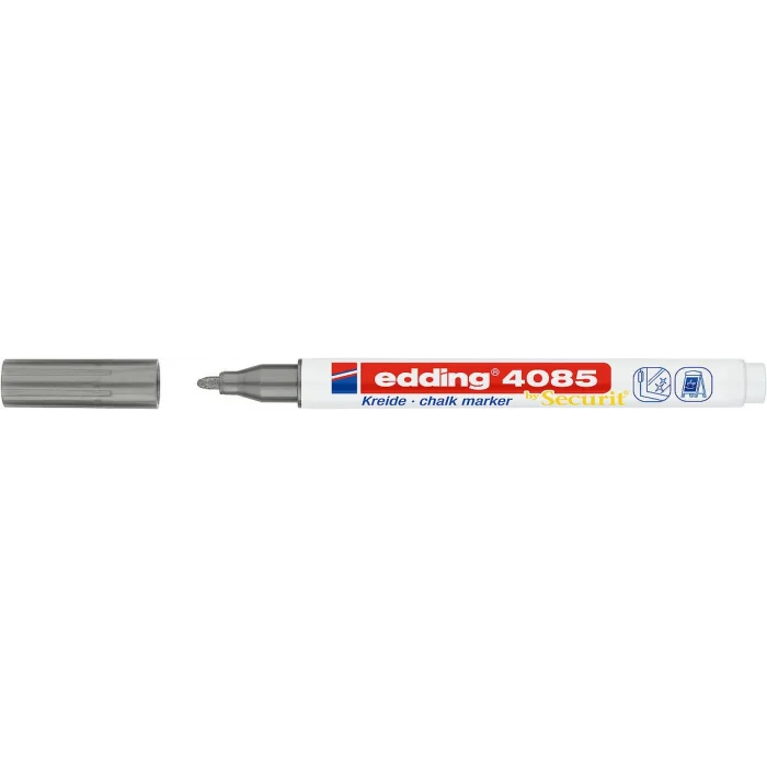 Edding 4085 Sıvı Tebeşir Kalemi GÜMÜŞ