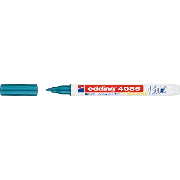 Edding 4085 Sıvı Tebeşir Kalemi METALİK MAVİ