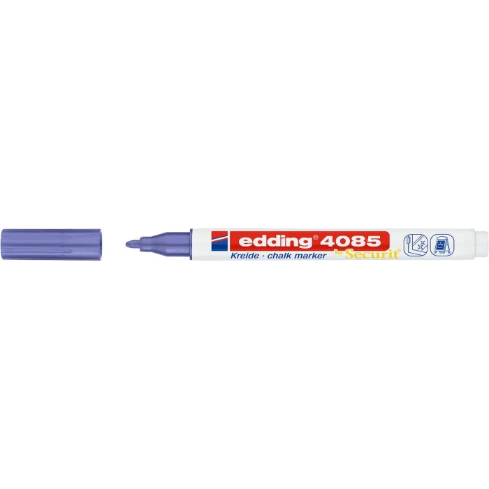 Edding 4085 Sıvı Tebeşir Kalemi METALİK MOR
