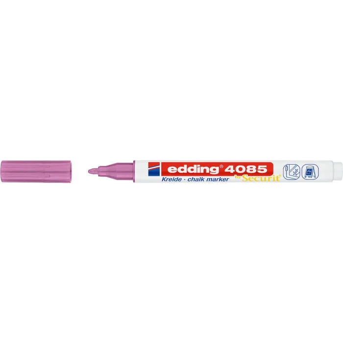 Edding 4085 Sıvı Tebeşir Kalemi METALİK PEMBE