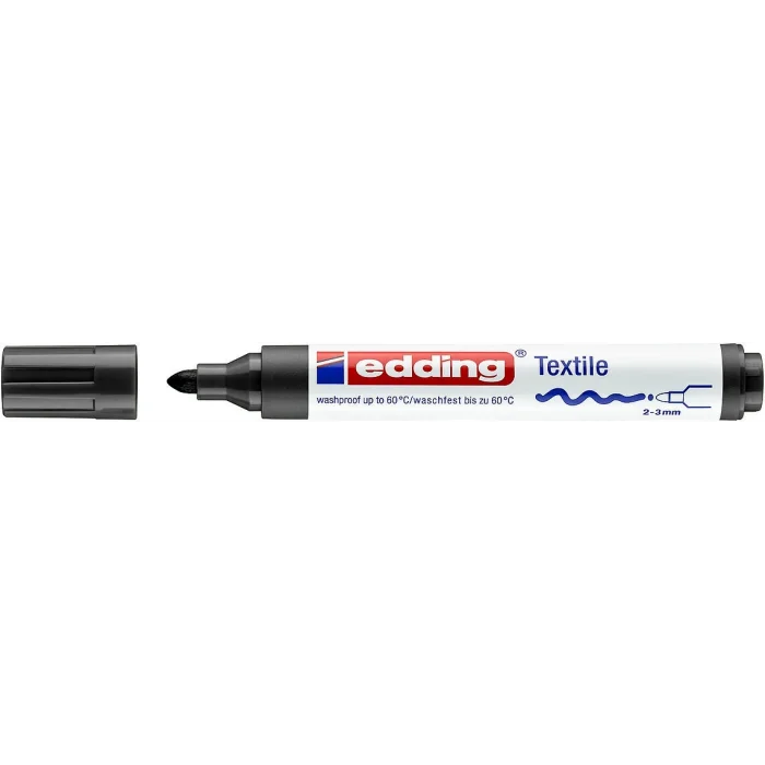 Edding 4500 Kumaş Tekstil Boyama Kalemi BLACK