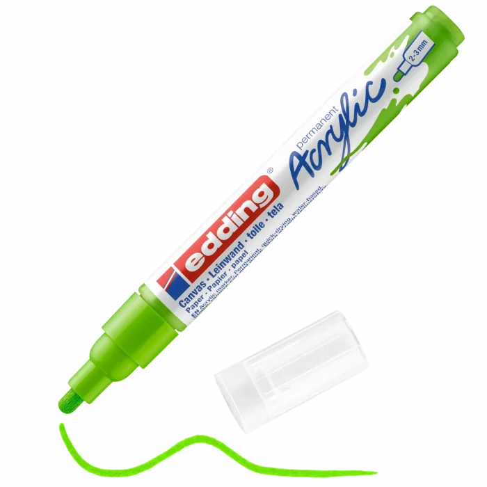 Edding 5100 Akrilik Boyama Markörü 2-3 mm SARI-YEŞİL