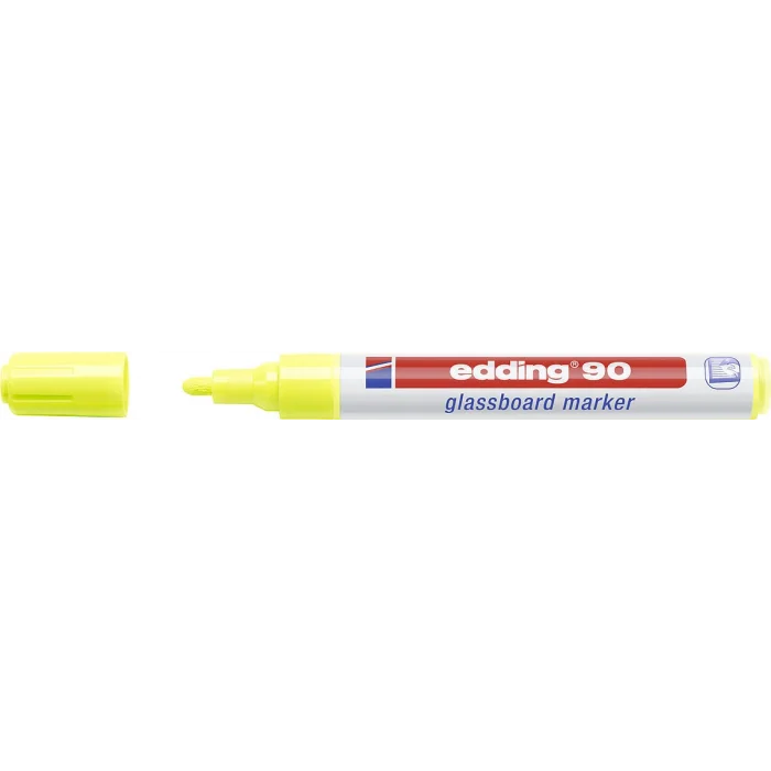Edding 90 Cam Yazı Tahtası Kalemi SARI