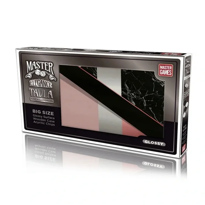 Elegance Glossy Noir Marble Tavla