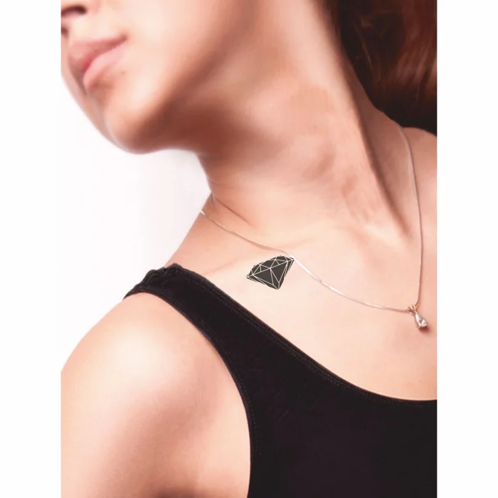 Elmas-2 Tattoo Geçici Dövme Şablonları Kına Kalıpları