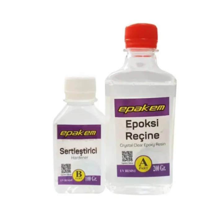 Epakem Crystal Resin Epoksi Kristal Reçine 300 cc.