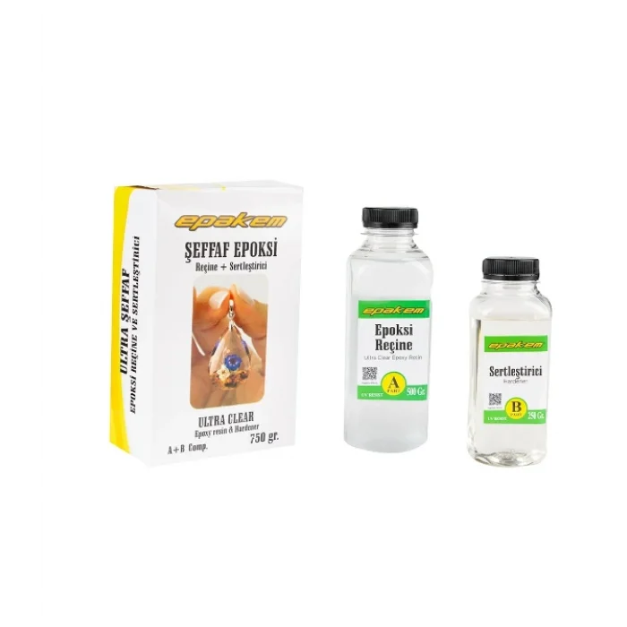 Epakem Crystal Resin Epoksi Kristal Reçine 750 cc.