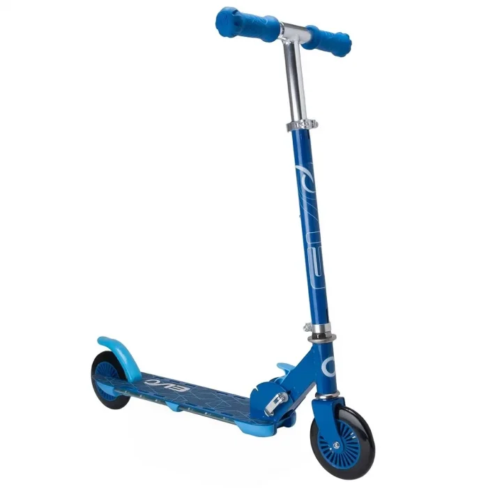Evo 2 Tekerlekli Flash Işıklı Mavi Scooter