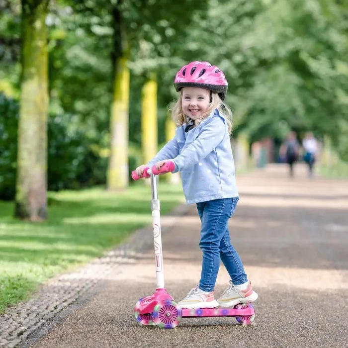 Evo 3 Tekerlekli Move'n Groove Işıklı Pembe Scooter