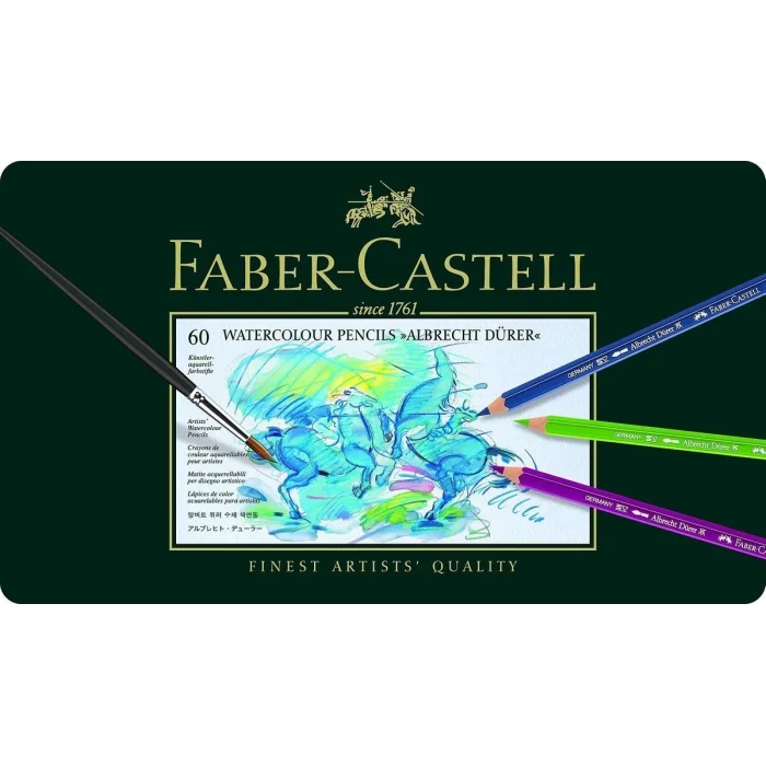 Faber Castell Albrecht Dürer Aquarell Boya Kalemi Seti 60 Renk