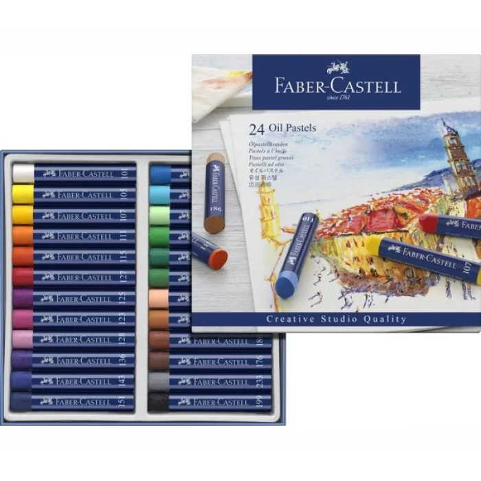 Faber Castell Creative Studio Yağlı Pastel Boya Seti 24 Renk