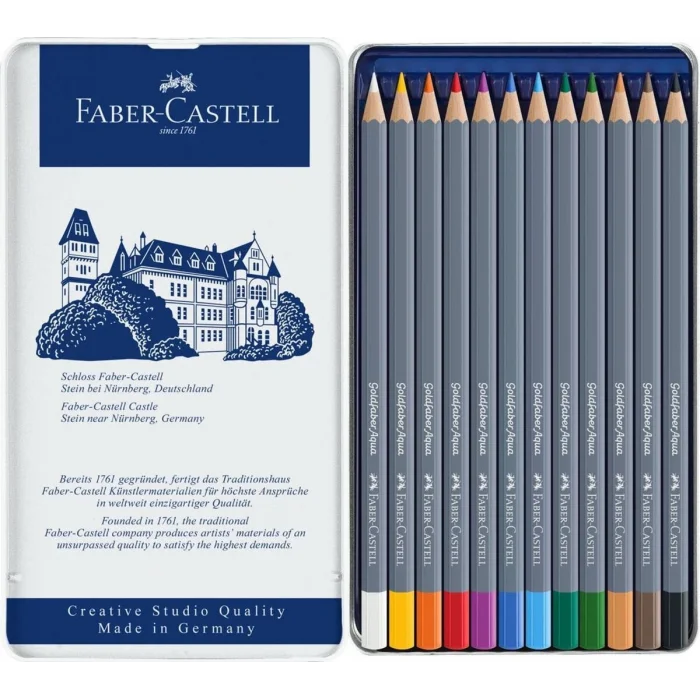 Faber Castell Goldfaber Aquarell Boya Kalemi Seti 12 Renk