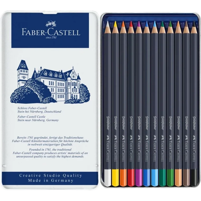 Faber Castell Goldfaber Kuru Boya Kalemi Seti 12 Renk