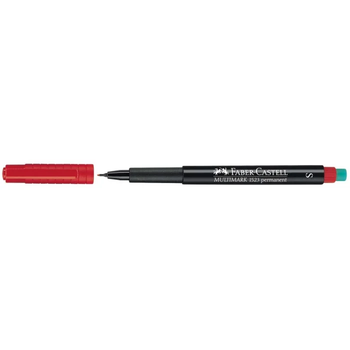 Faber Castell Multimark 1523 Permanent Asetat Kalemi 0.4 mm (S) KIRMIZI