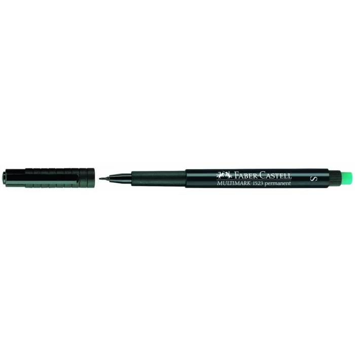 Faber Castell Multimark 1523 Permanent Asetat Kalemi 0.4 mm (S) SİYAH