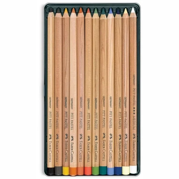Faber Castell Pitt Pastel Boya Seti Kalemi 12 Renk