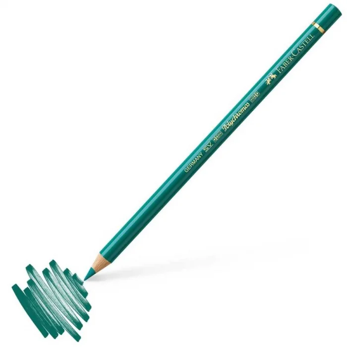 Faber Castell Polychromos Artist Kuru Boya Kalemi 276 Chrome Oxide Green Fiery (Yanık Krom Oksit Yeşili)