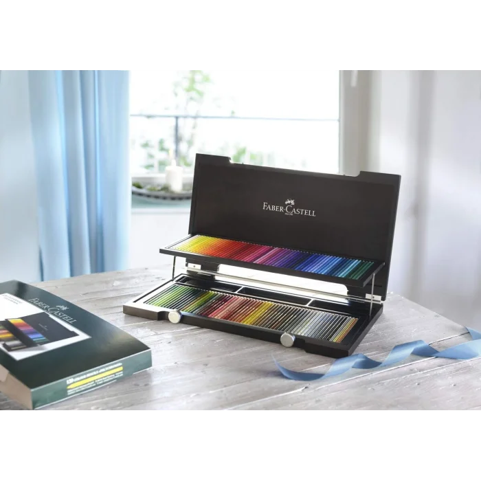 Faber Castell Polychromos Kuru Boya Kalemi Seti 120 Renk Ahşap Kutu