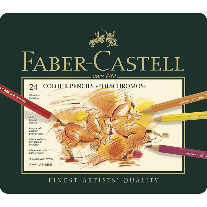 Faber Castell Polychromos Kuru Boya Kalemi Seti 24 Renk