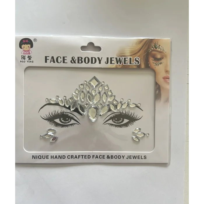 Face Gems Kristal Yüz Taşı Model 15