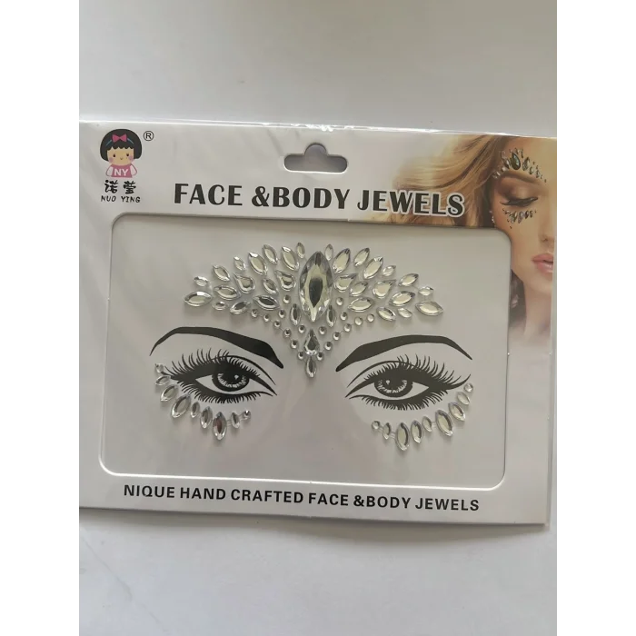 Face Gems Kristal Yüz Taşı Model 16