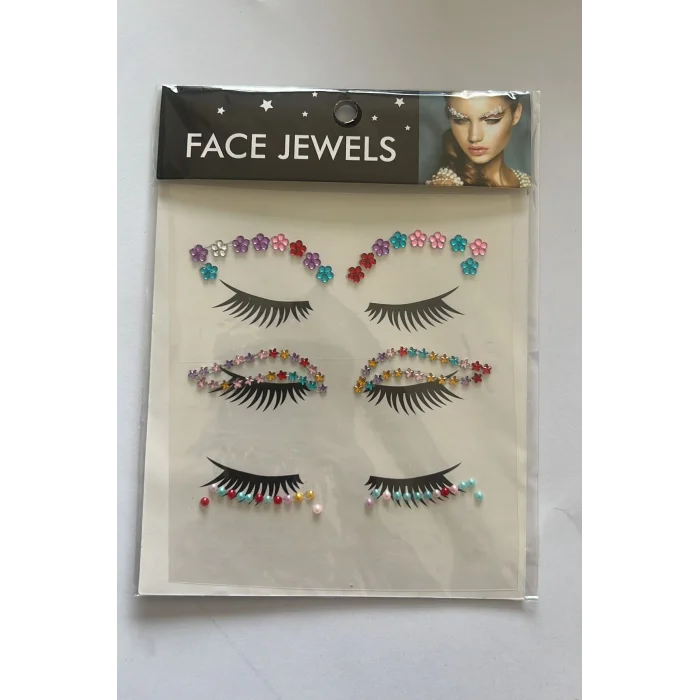 Face Gems Kristal Yüz Taşı Model 24