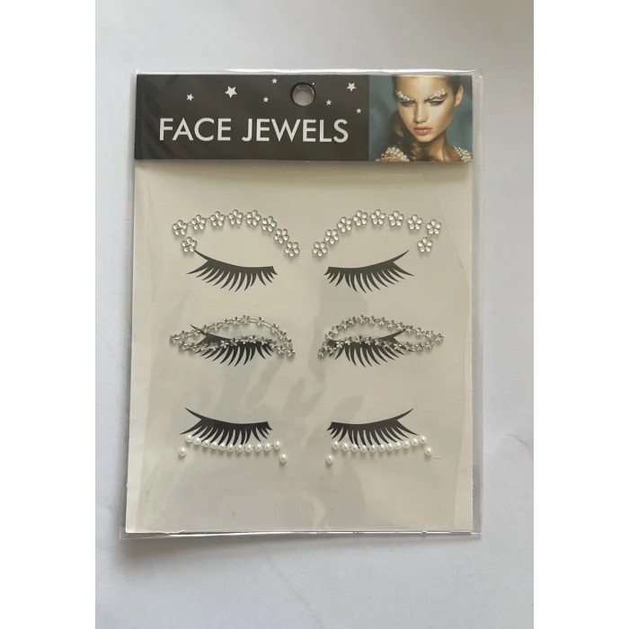 Face Gems Kristal Yüz Taşı Model 25