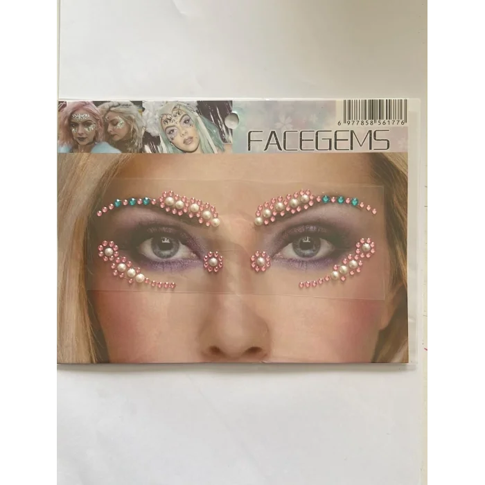 Face Gems Kristal Yüz Taşı Model 26