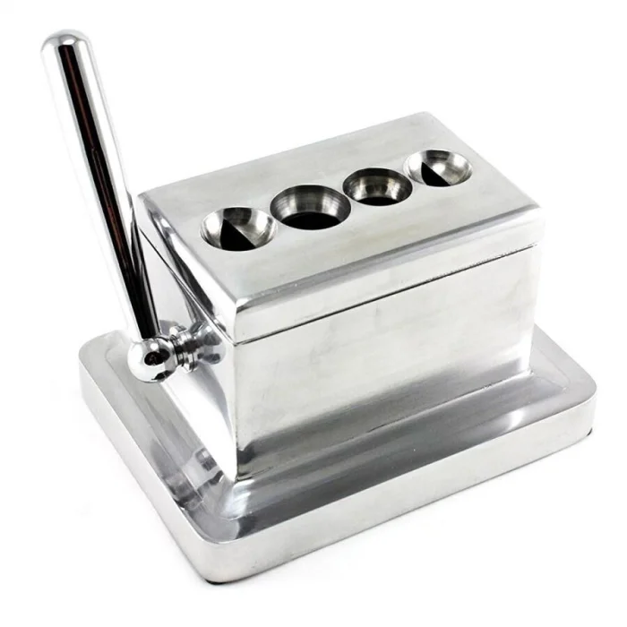 Firstland Quad Metal Masa Puro Kesici Giyotin Krom 4lü