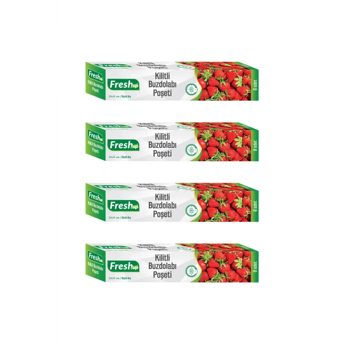 Fresh-Up Kilitli Buzdolabı Poşeti Seti 23x31cm 32 adet