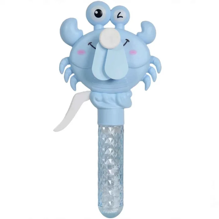 Fun Bubble Fan Yengeç Figürlü Köpük Baloncuk ve Mekanik Pervane