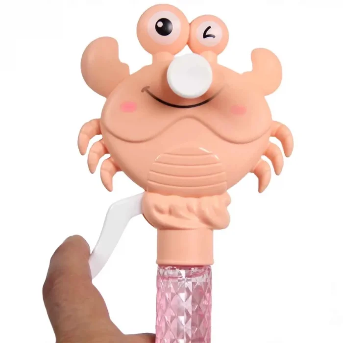 Fun Bubble Fan Yengeç Figürlü Köpük Baloncuk ve Mekanik Pervane