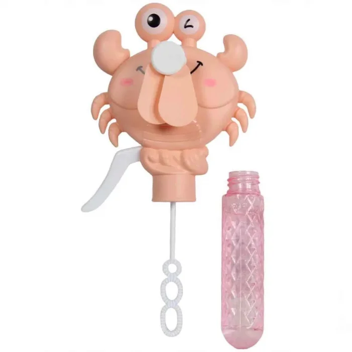 Fun Bubble Fan Yengeç Figürlü Köpük Baloncuk ve Mekanik Pervane