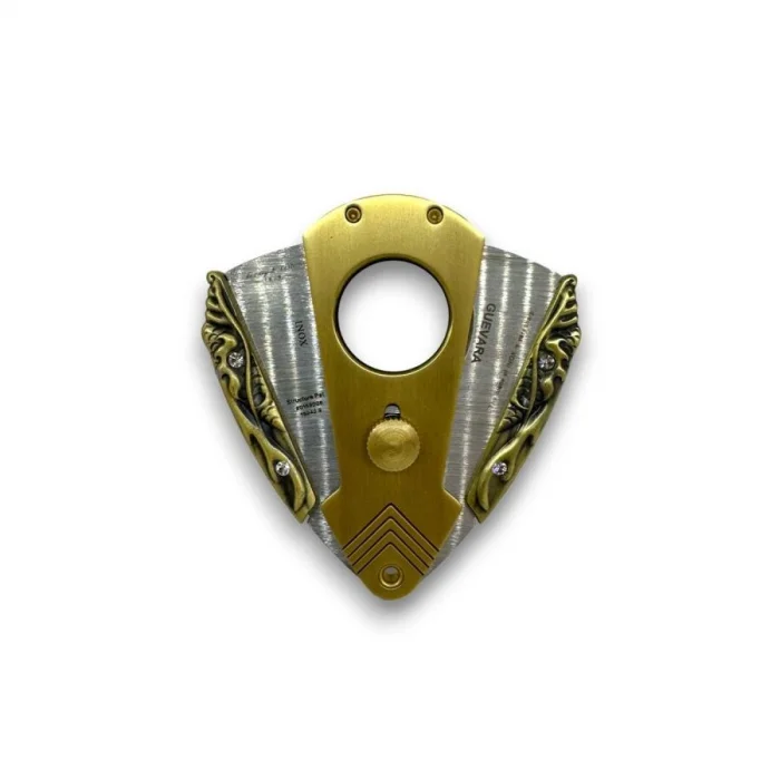 Guevara Gold Taşlı Kelebak Model Puro Kesici (60 Ring)