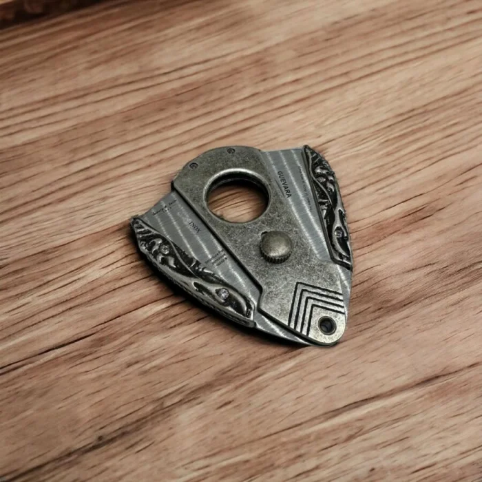 Guevara Krom Taşlı Kelebak Model Puro Kesici (60 Ring)
