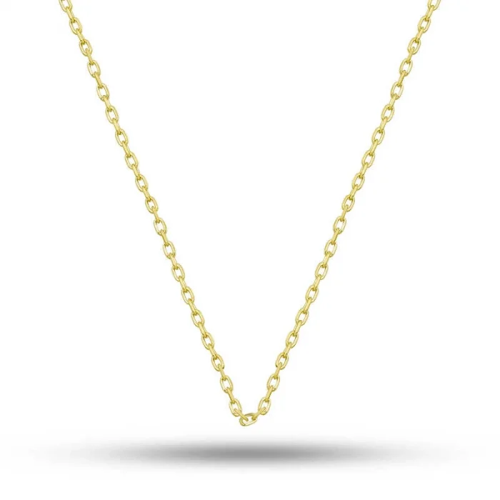 Gümüş Gold 0.30 Mikron 50 Cm Forse Kadın Zincir