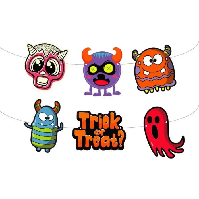 Halloween Monster Özel Kesim Banner