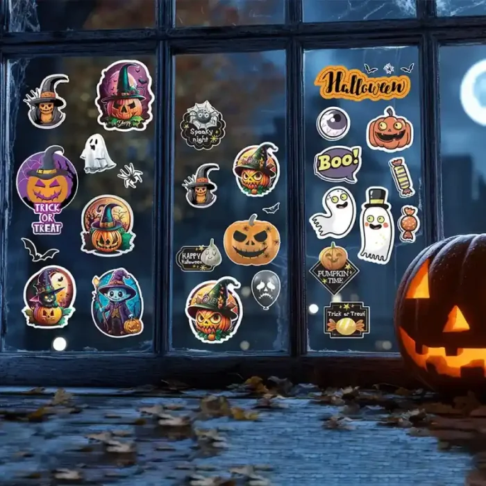 Halloween Temalı Sticker Seti 2li