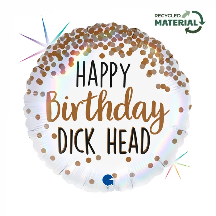 Happy Birthday Dick Head Grabo Folyo Balon 18