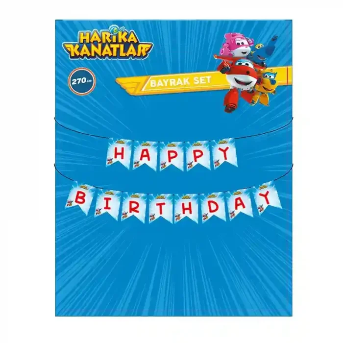 Harika Kanatlar Happy Birthday Harf Afiş