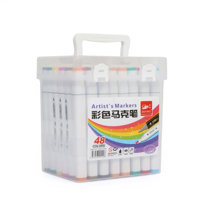 Hobi Market Art Çift Uçlu Marker Kalem Seti 48 Renk