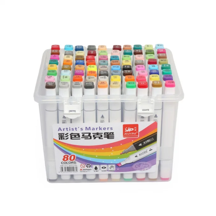Hobi Market Art Çift Uçlu Marker Kalem Seti 80 Renk