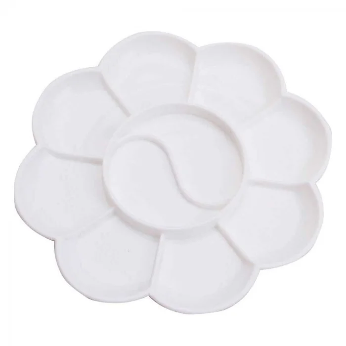 Hobi Market Art Plastik Papatya Palet  13 cm. 10 Godeli