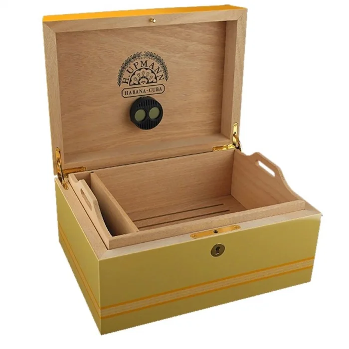 H.Upmann Bej Turuncu Lake Humidor Puro Kutusu 50s