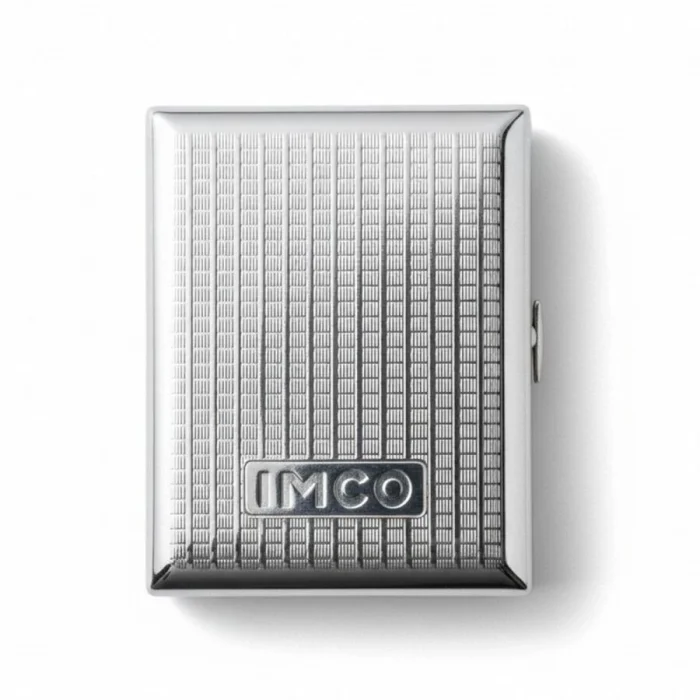 Imco Logolu Kısa Metal Sigara Tabakası 18 li
